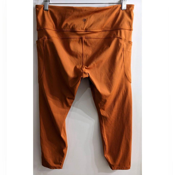 Athleta | Ultimate Stash 7/8 pocket leggings in Rust Orange - Picture 3 of 11